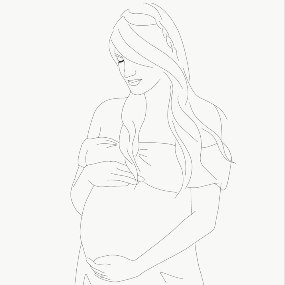 Custom Maternity Portrait